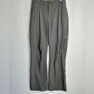 REI Women's Size 10 UPF 50 Nylon Spandex Gray Hiking Camping Roll up Pants